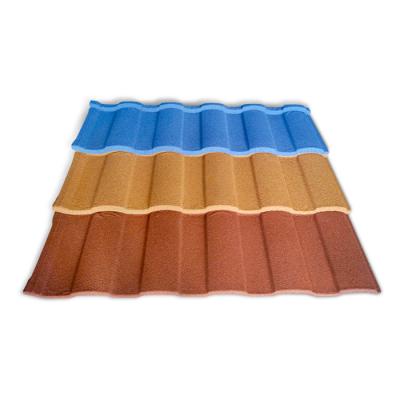 China Chinese light quality roof tile price of chinese made traditional stone coated metal roof tiles for sale