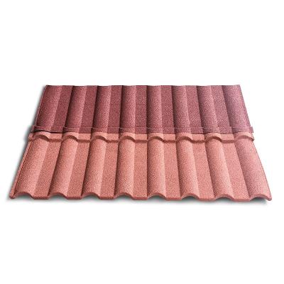 China Mediterranean Colorful Agglomerated Stone Roofing Sheet China Best Quality Square Roofing Tiles Waterproof Coral Stone Tiles for sale