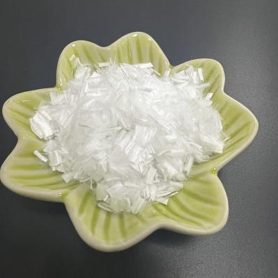 Chine Fibre blanche hachée 1,5D*6mm Fibre de maïs PLA pour le fluide de forage de l'industrie pétrolière à vendre