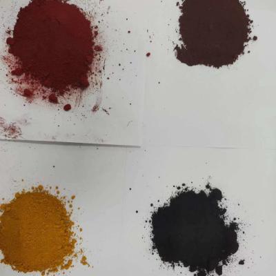 China Iron Oxide Ink Pigment Red Powder Appearance For Paint Usage For Asphalt Leather Ceramic Pigment Type Color Powder for sale