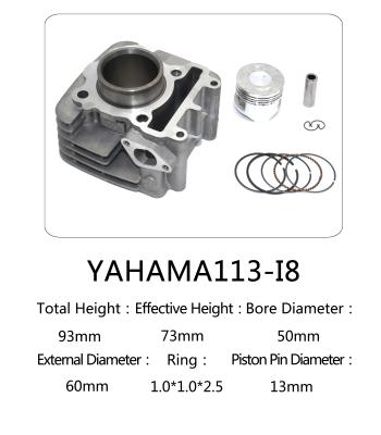 China Van de de motorfietscilinder van oorsprongsyamaha de uitrusting I8 voor Yamaha-motorfietsmotor Te koop