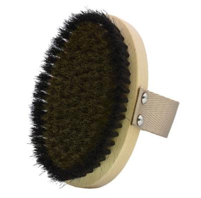 China EXFOLIATE Energy / Body Dry Body Brush Ionic Dry Massage Brush With Fine Bronze Bristles for sale