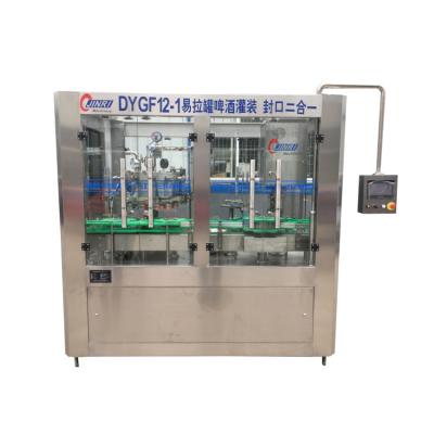 China Automatic Filling And Capping Equipment Beer Canning Machine High Efficiency Beer Production Line for sale