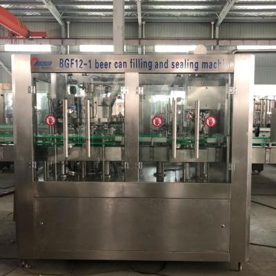 China machinery & automatic filling machine/aluminum can material beer can filling machine for sale