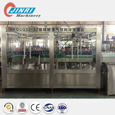 China Food glass bottle filling machine for carbonated drinks for sale