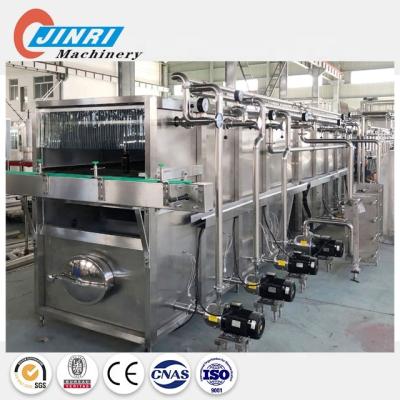 China food glass bottle/aluminum can beer pasteurizer tunnel machine for sale