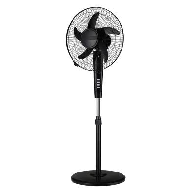 China Fashional Manufacturer 16 Inch Standby AC DC 5 Blades Metal Floor Fan Industrial Air Electric Fan for sale