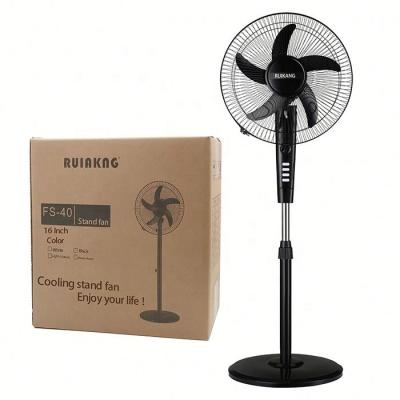 China Hot-selling 15m wind background summer 16 inch energy-saving home height adjustable stand fan for sale