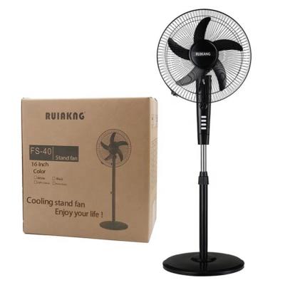 China 2022 New 15m Bottom Wind 3 Modes Bottom Wind Fresh Air Speed ​​Home Electric Cheap 16 Inch Stand Fan for sale