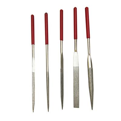 China Hand Tool Grinding Polishing Round Plated Diamond Files for sale