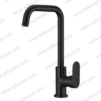 China Modern Single Gourmet Negro Metered Griferia Cocina Torneira Cozinha Tap Handle Kitchen Sink Mixer Tap Brass Water Tap Faucets for sale