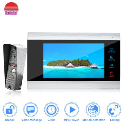 China Analog video door phone wire villa/building/apartment video door phone with memory for sale