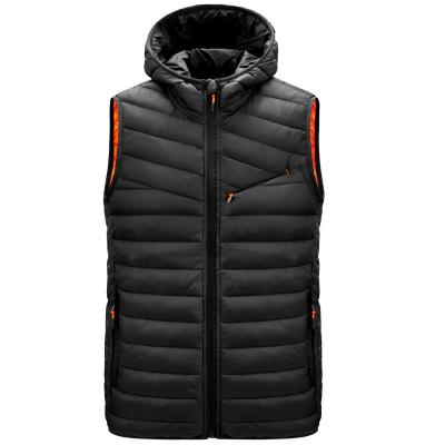 China Hot Selling Wholesale Custom Windproof Men's Slim Waistcoat Fashion Down Vest Sleeveless Vest for sale