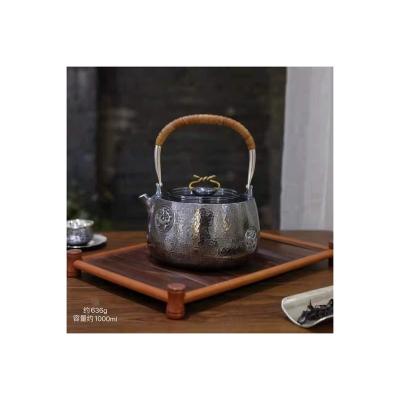 China Large-capacity crafts of viable antique Chinese teapots of tea sets four large beasts around the kettles for sale