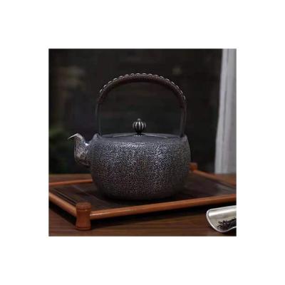 China Viable High Quality Teapot Art Kungfu Tea Set Handmade Exquisite Rock Pattern Kettle for sale