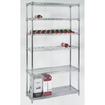 China Sustainable Easy Alignment Adjustable Storage 6-Layer Storage Shelf Shelves for sale