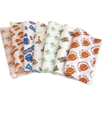 China Wholesale Anti Curl Repeat Logo Printing Food Wrapping Paper for sale