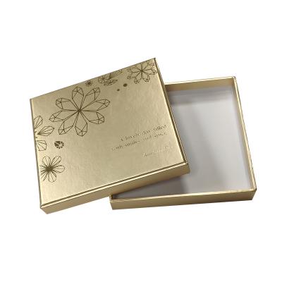 China Custom Recycled Mini Paper Box Golden Wedding Gifts Chocolate Bar Fancy Gift Box Lid Packaging Materials And Base Candy for sale