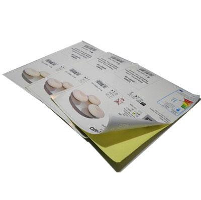 China Custom Printed Adhesive Barcode Label Plastic Rectangle Color Sticker Food Label Wholesale for sale