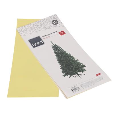 China Custom Printed Plastic Barcode Adhesive Label Rectangle Color Sticker Christmas Tree Stickers for sale