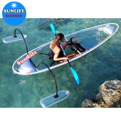 China Warter Sports 2019 SUNLIFE Kayak Stable Transparent And Clear Kayak Stabilizer For 2 Person for sale