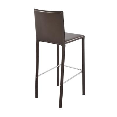 China Factory Price Solid Modern Metal Four Leg Black Bar Stool for sale