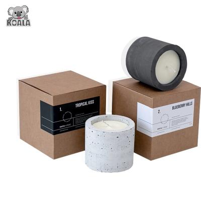 China Recyclable Custom Good Quality Die Cut Fancy Corrugated Candle Box Packaging for sale