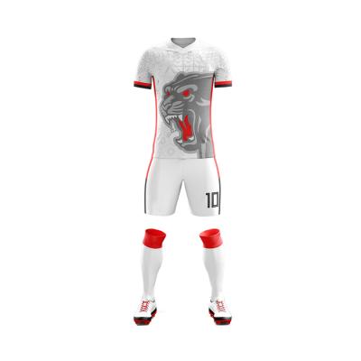 China Shirts & Tops White Sublimation Custom Team Jersey Football Sports Wear for sale