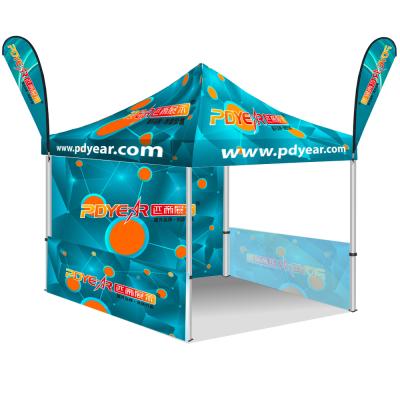 China Custom Logo Printed Canopy Aluminum Wholesale Cheap Advertising 3m Tent Trade Show Events Tents 10x10ft for sale