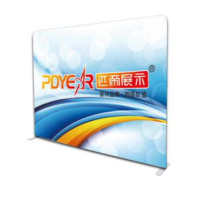 China interior & outdoor advertising factory 8ft trade show backdrop wall tension fabric display pdyear for sale