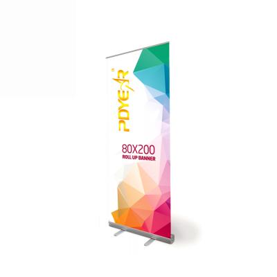 China Advertising Custom Pop Up Aluminum Horizontal Banner Stand Roll Up Banner Display Stand for sale