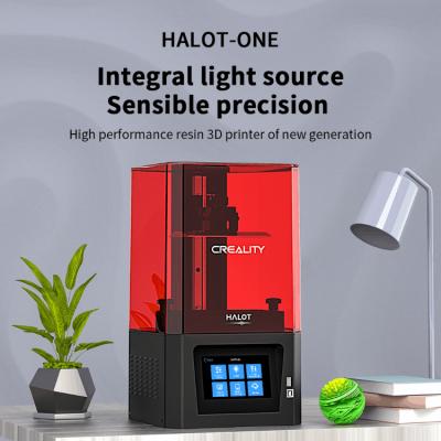 China 2021 Precision Light Source China Creality LCD Resin Digital 3D Printer HALOT-ONE Full House 3d Printing Jewelry New for sale