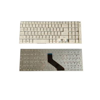 China Laptop Conductive Rubber Russian Keyboard For Gateway NV52L NV55 NV55S NV57H NV75S NV77H Series for sale