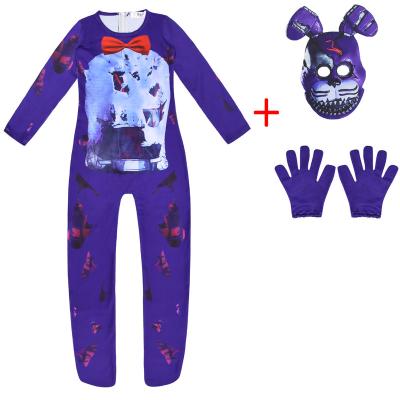 China Toy Bear Scary Bonnie Cosplay Stage Performance Costume Game Frontier Cosplay Clothes Cosplay Games New 2022 for sale