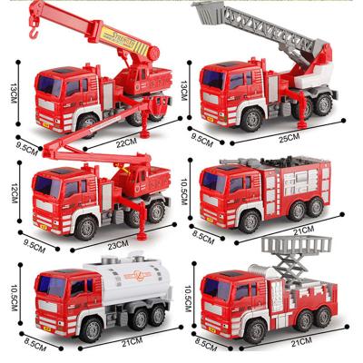 China Sliding Toys Car Children's Gift Fire Fighting Inertia Children Toys Car Kids Pull Back Toy Car Model Car Friction Toy Vehicle for sale