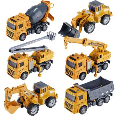 China Sliding Toys Car Children's Gift Friction Toy Car Model Pull Back New Diecast Model Car Toy Excavator Engineering Vehicles Die Cast Toy Cars for sale