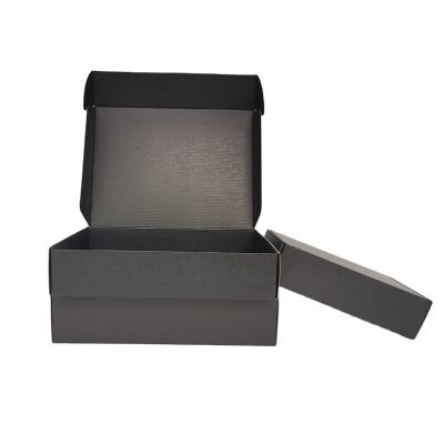 China Ecommerce Custom Ad Materials Black Logo Materials Black Logo Recycled Luxury Cosmetic Package Gift Paper Makeup Packaging Box For Phone for sale