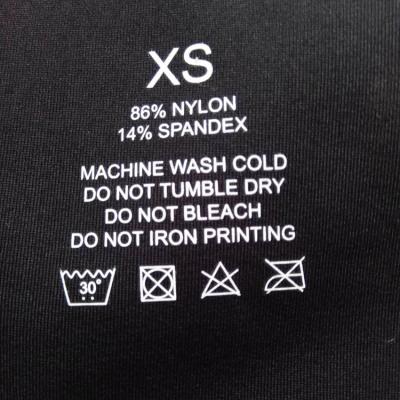 China High Density Custom Wash Reflective Label Heat Transfer Tagless Collar Tagless Collar Transfer Printing Silver Label for sale