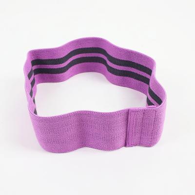 China Durable Adjustable Hip Booty Resistance Cloth Belt Elastic Training Stretching Hip Circle Bands for sale