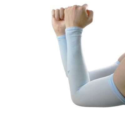 China Breathable Cycling Sleeve Elastic Nylon Ice Silk Sleeve For Cool Sports Arm Cover for sale