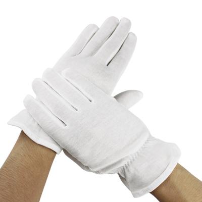 China Cotton Anti-Slip Dust-Proof White Gloves Dust-Proof Workshop Using Cotton High-Quality Wear-Resistant Gloves Wholesale for sale