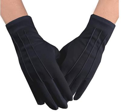 China China Breathable White Black Cotton 100% Military Parade Hand Gloves for sale