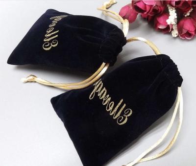 China ANTISTATIC Hot Selling Custom Jewelry Pouch OEM Velvet Pouch Logo Velvet Bag For Jewelry Store for sale