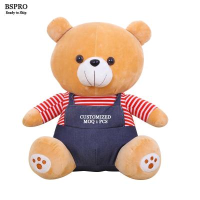 China BSpro #CB001 Plush Customized Stuffed Plush Teddy Bear Plush Toy Gifts Small MOQ for sale