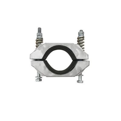 China Metal Aluminum High Voltage High Voltage Electrical Wire Fixed Staple Cable Cleat Clamp for sale