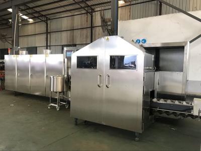 China Horizontal Ice Cream Cone Banane Ki Machine , Wafer Cone Production Line for sale