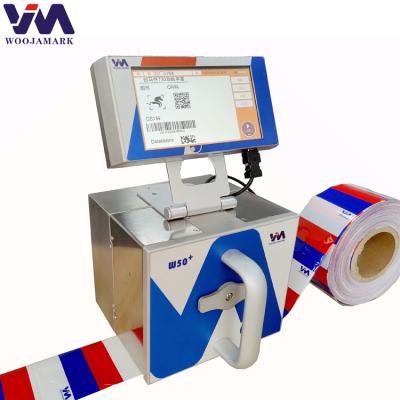 China date & W30+ Thermal Time Transfer Overprinter Expiration Date Coding Machine for sale