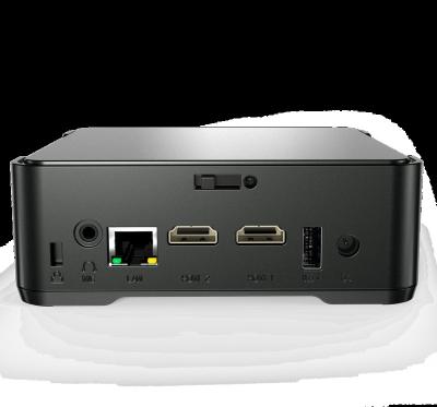 China OEM Intel Mini Industrial PC Computer Lake J4125 gemini quad core with Windows10 or Linux OS for cashier system, kiosk and digital signage for sale