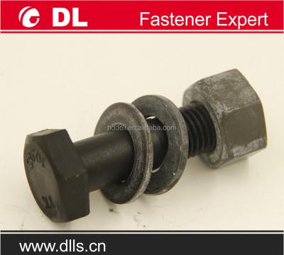 China 20Mntib A325 Steel Structural Bolt Price List Bolt And Nut With Double Washers for sale