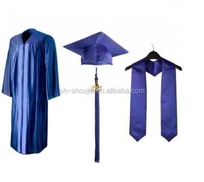 China As Picture We Offer Or Your Own Style Graduation Uniforms For Students Hot Style High Quality Graduation Dresses With Hat And Cowl for sale